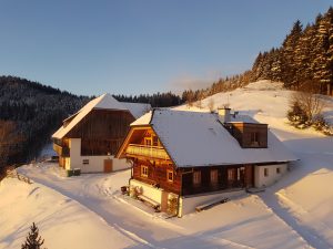 Berghütte Winter